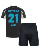 Bayer Leverkusen Amine Adli #21 Alternativní dres pro děti 2024-25 Krátký Rukáv (+ trenýrky)